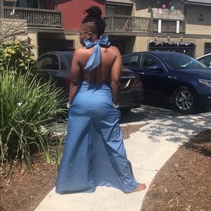 That Denim Maxi!!!!💙💙💙